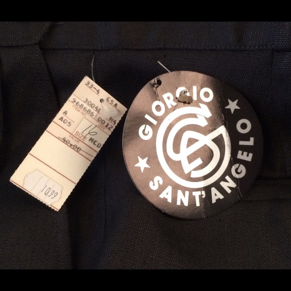 Vintage charcoal gray Giorgio Sant’Angelo pants - Picture 2 of 8